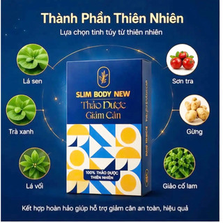 Giảm Cân Slim Body New Hộp 30 viên giảm nhanh -Huỷ mỡ cấp tốc
