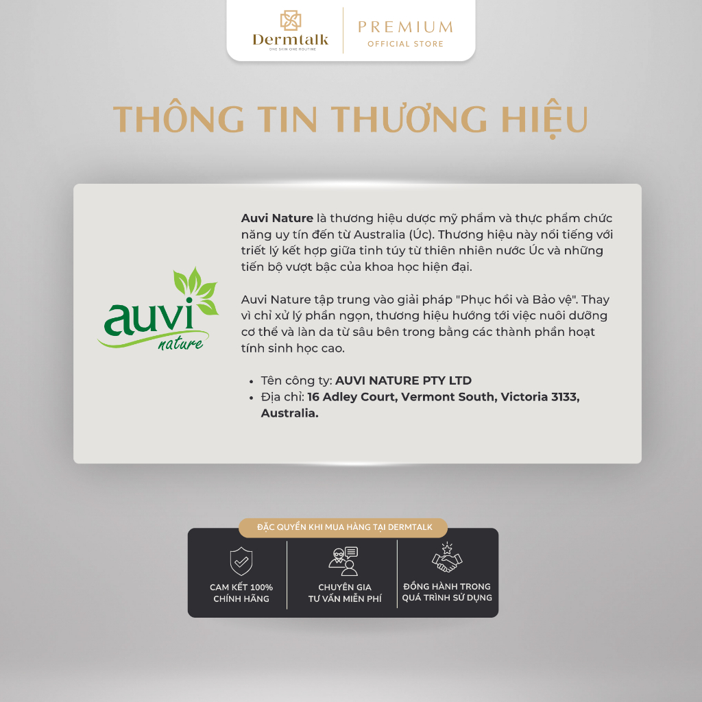 Serum giảm mụn mờ thâm Auvi Nature Avacne Serum (30ml) - Serum cho da dầu mụn & kiểm soát nhờn