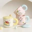 Cốc sứ uống nước cao cấp quai to 400ml hình thú siêu cute MUNSTORE COCQDAY58