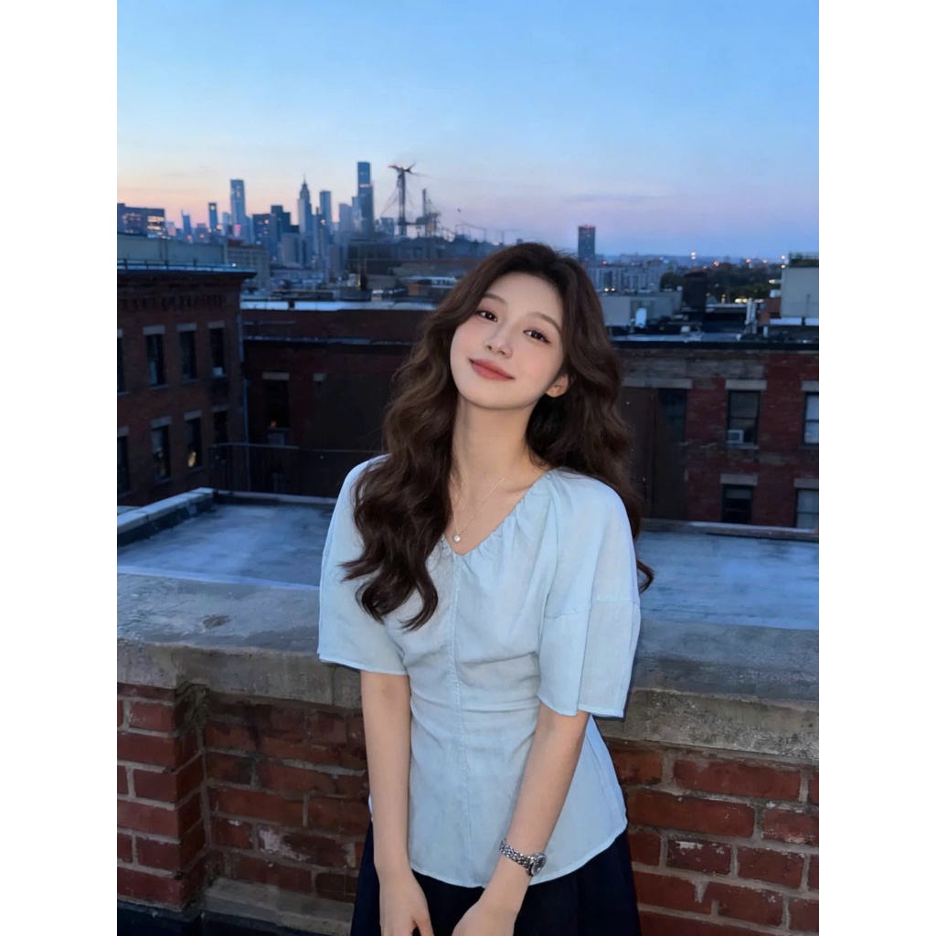 𝗜𝗻𝘁𝗼 𝗟𝗶𝗻𝗲𝗻 - Áo Linen chiết eo