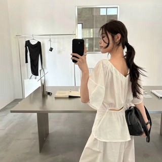 𝗜𝗻𝘁𝗼 - |LY LINEN | Áo Linen chiết eo