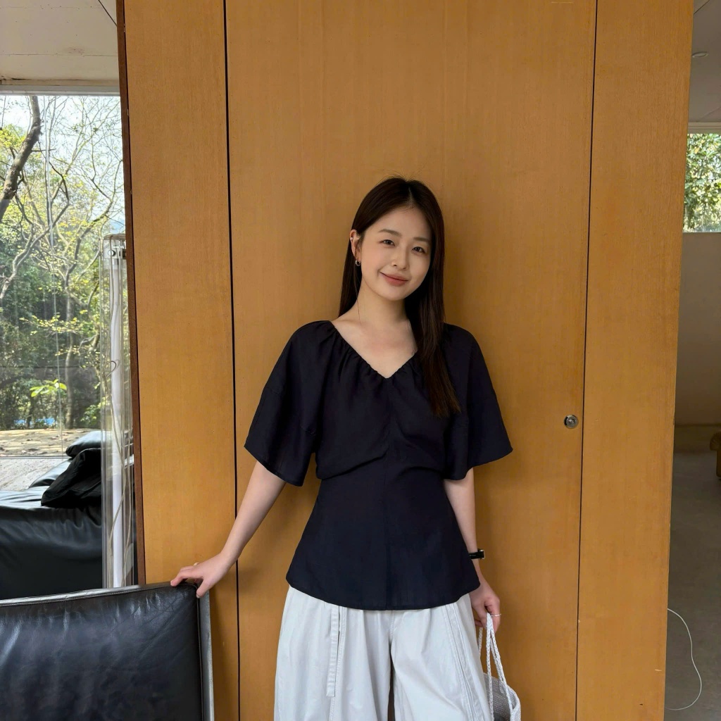 𝗜𝗻𝘁𝗼 𝗟𝗶𝗻𝗲𝗻 - Áo Linen chiết eo