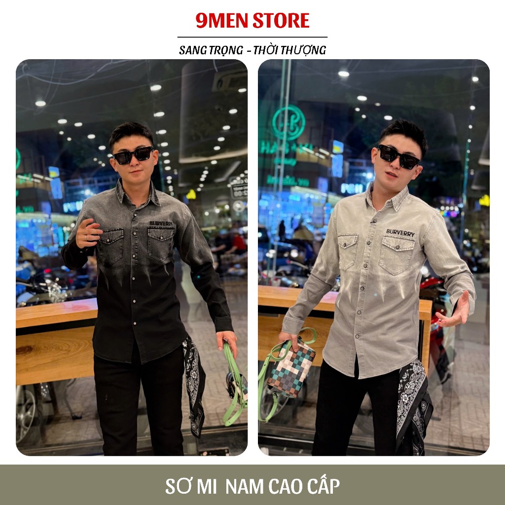 Sơ Mi Nam Vải Cotton Wash Hàn Quốc Cao Cấp Thấm Hút Mồ Hôi Sang Trọng 011