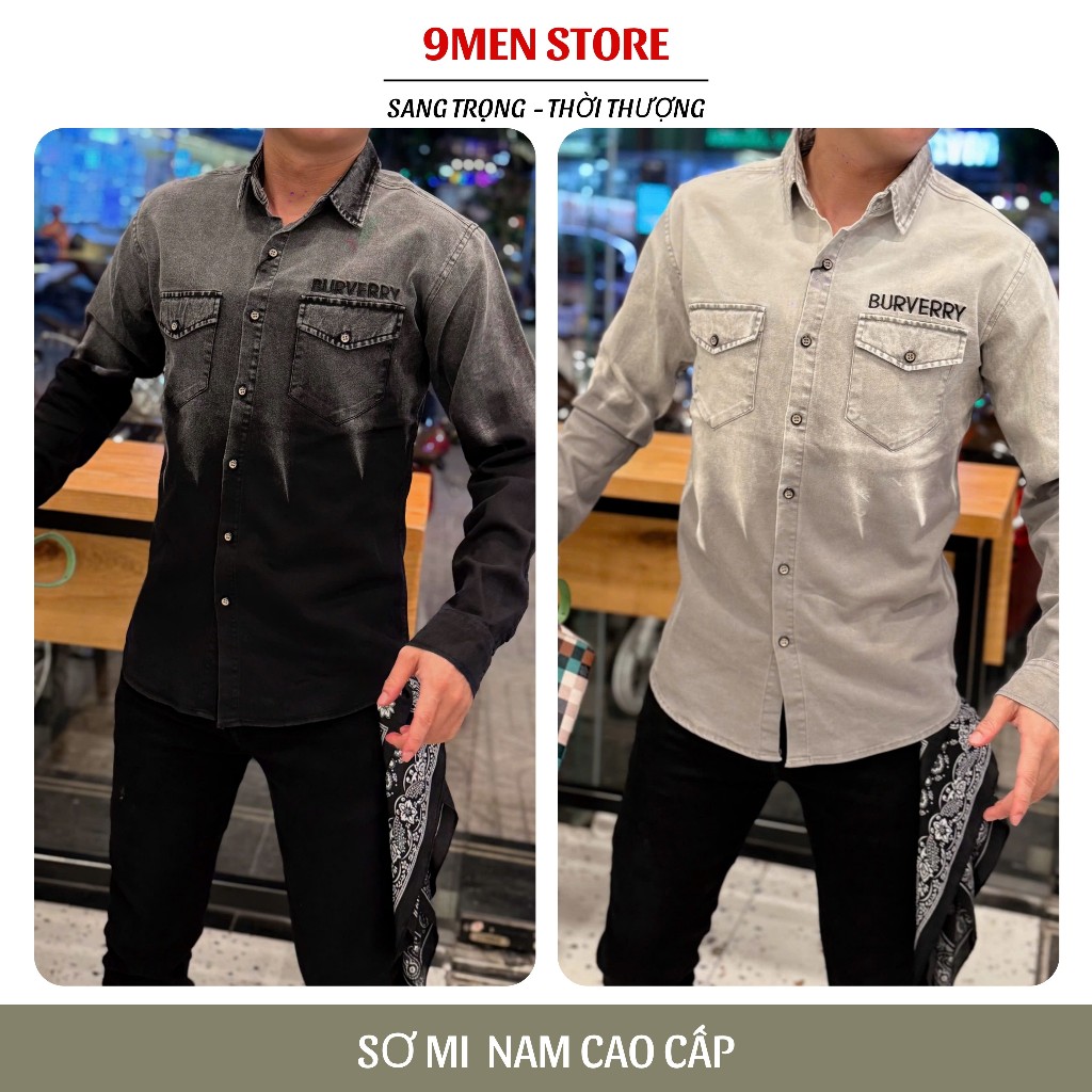 Sơ Mi Nam Vải Cotton Wash Hàn Quốc Cao Cấp Thấm Hút Mồ Hôi Sang Trọng 011