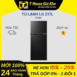 Tủ Lạnh LG Inverter 217 lít T21BG Tiết Kiệm Điện Độ Bền Cao BH 24 Tháng