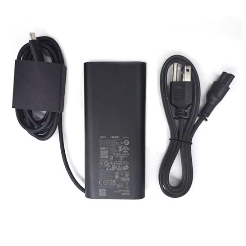 Sạc Laptop Dell 130W Type C- Sạc Dell XPS 15 9570 9575 Latitude 5310 Precision 5530 - Sạc Zin BH 24 tháng