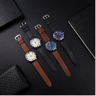 Đồng Hồ Nam Dây Da Sang Trọng , Máy Quartz Chuẩn Giờ Bền Bỉ,Quà Tặng Đẳng Cấp,Phong Cách Doanh Nhân