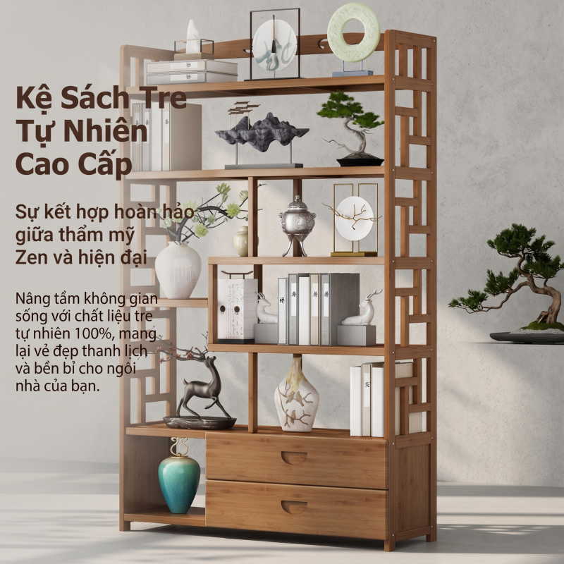 LACCOHUG Kệ để đồ kệ để đồ phong cách cổ điển nhiều tầng có ngăn kéo tiết kiệm không gian phòng khách