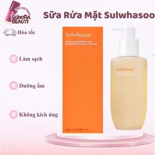 Sữa Rửa Mặt Sulwhasoo Gentle Cleansing Foam Làm Sạch Dịu Nhẹ Cho Da SRM Sulwhasoo Không Kích Ứng 200ml - Skinora Beauty