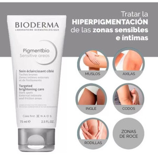 Kem dưỡng Bioderma 75ml/Pigmentbio Sensitive Areas giảm thâm ma sát vùng nhạy cảm