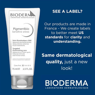 Kem dưỡng Bioderma 75ml/Pigmentbio Sensitive Areas giảm thâm ma sát vùng nhạy cảm