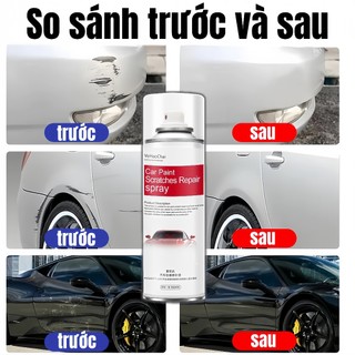 300ML Bình sơn xịt xoá vết xước xe ô tô kem tẩy vết xước xe ô tô xóa vết xước Sơn xịt ô tô