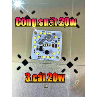 MUA ComBo 3 Mạch Siêu Tiết Kiệm Giá ưu đãi Chip Đèn Led VUÔNG 20w 30w 40w 50w 60w