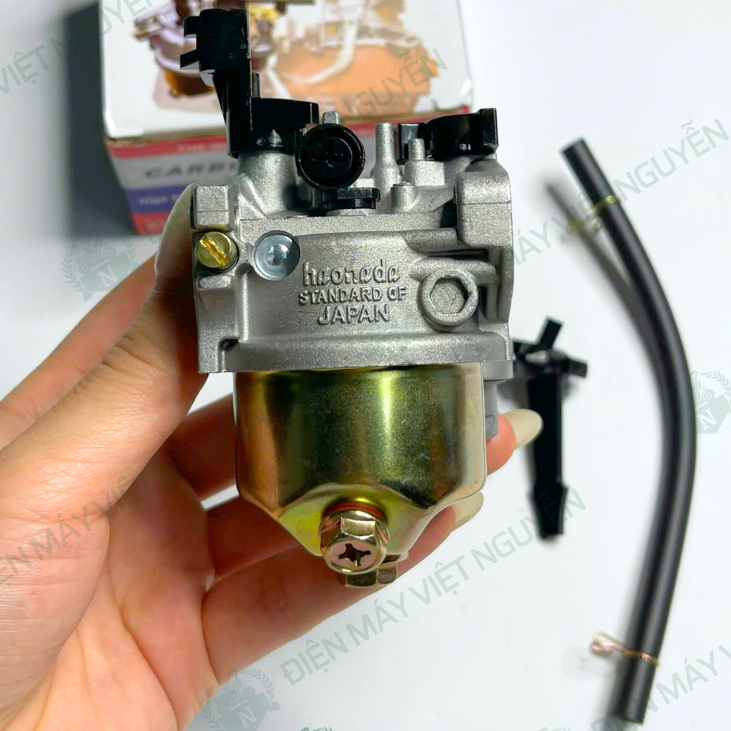 Bình xăng con 5.5hp, 6.5hp GX120, GX140, GX160, GX200 (168F) bộ chế hoà khí Máy Phát Điện 2KW - 3KW