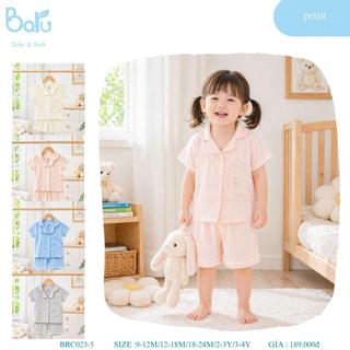 Bộ pijama cộc tay quần lửng BRC023-5