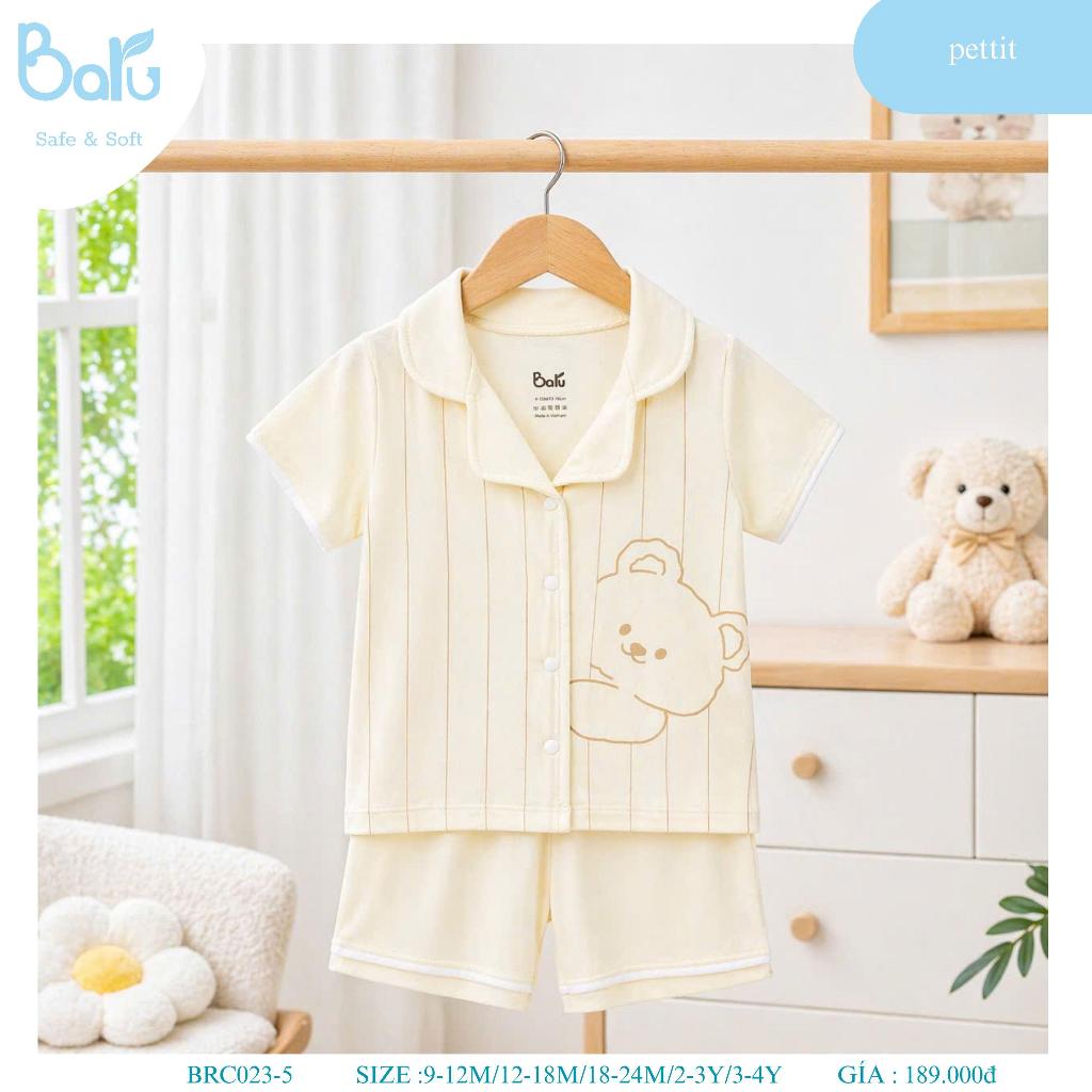 Bộ Pijama cộc tay quần lửng- BRC023-5