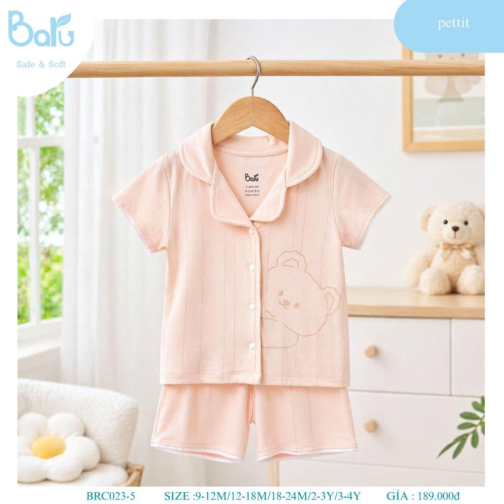 Bộ Pijama cộc tay quần lửng- BRC023-5