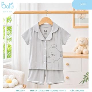Bộ pijama cộc tay quần lửng BRC023-5