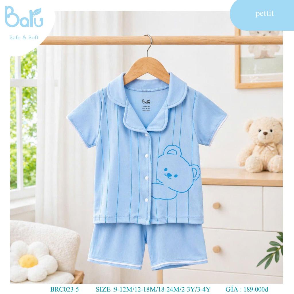 Bộ Pijama cộc tay quần lửng- BRC023-5