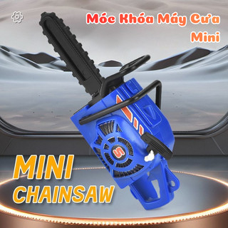 Móc Khóa Rút Dây Máy Cưa Mini Chainsaw - Đồ Chơi Móc Treo Chìa Khóa, Phụ Kiện Balo, Túi Sách Trang Trí Chất Liệu An Toàn