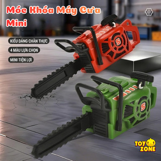 Móc Khóa Máy Cưa Mini 3D Chainsaw - Đồ Chơi Móc Khóa Kéo Dây Cót Hình Cái Cưa, Phụ Kiện Trang Trí Balo Chất Liệu An Toàn