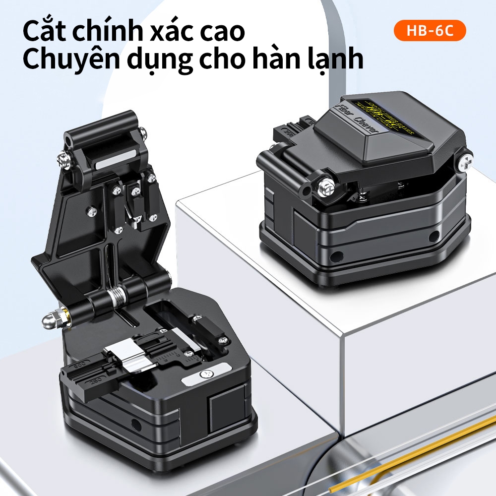Dao Cat Soi Quang HB-6C Tu Dong Hoi Vi Cat Chinh Xac Cao Cho May Han Quang FTTH