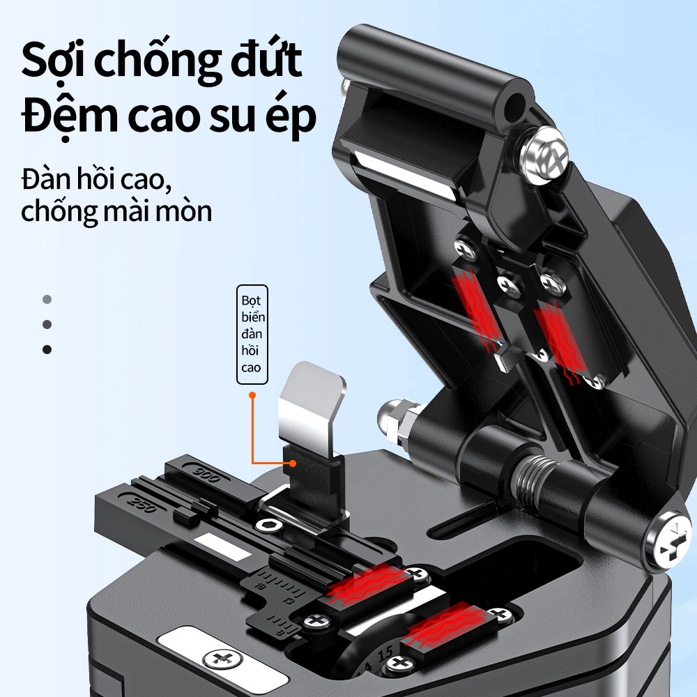 Dao Cat Soi Quang HB-6C Tu Dong Hoi Vi Cat Chinh Xac Cao Cho May Han Quang FTTH