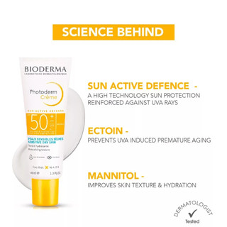 Kem chống nắng Bioderma 40ml/Photoderm Aquafluide SPF50+/Crème SPF50+/AKN Mat SPF30/cho da khô