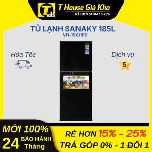 Tủ Lạnh Sanaky 185 lít VH-198HPD Làm Lạnh Nhanh Đa Chiều Độ Bền Cao BH 2 Năm