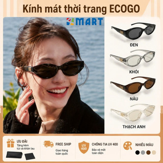 Kính mát thời trang nam nữ ECOGO Code B10 phong cách Hàn Quốc, Kính chống tia cực tím UV400 đi biển ngoài trời