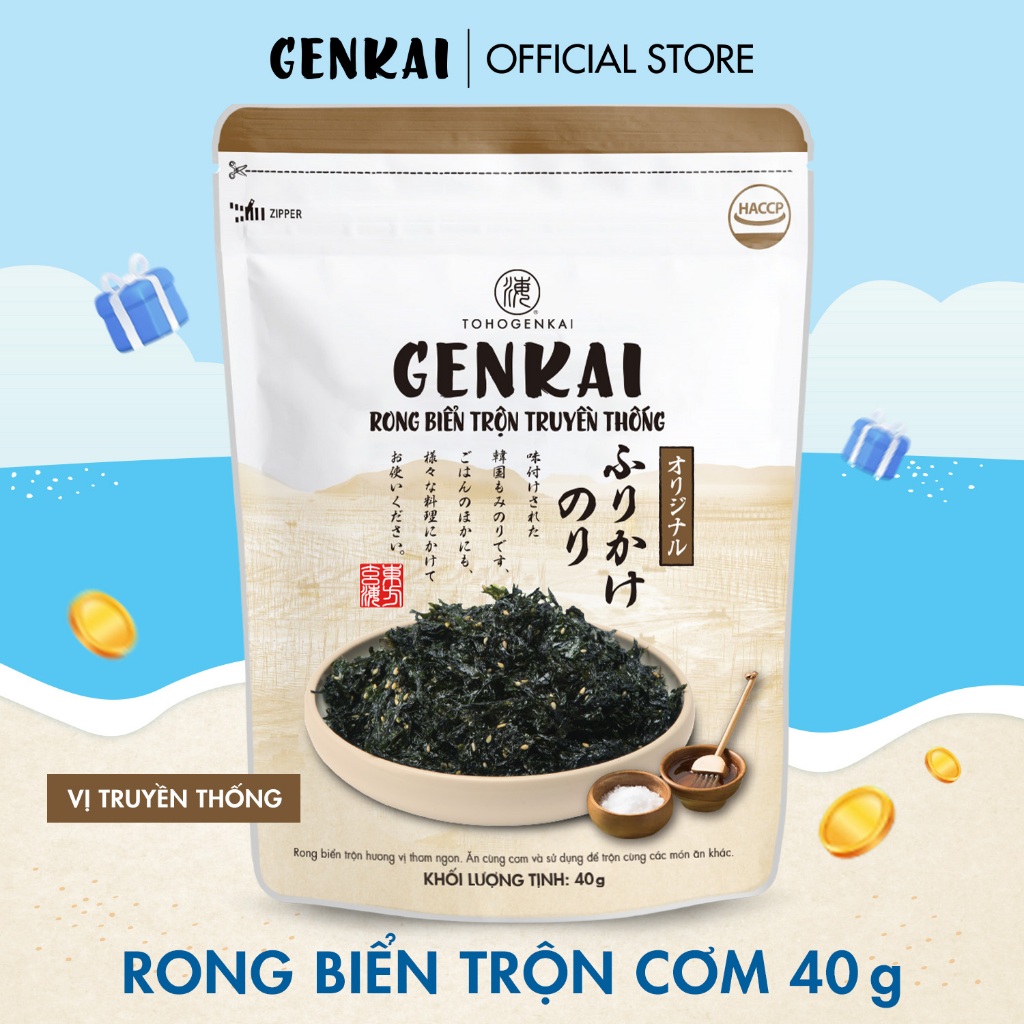 Rong Biển Trộn Cơm GENKAI Truyền thống 40g | Shopee Việt Nam