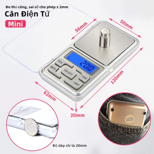 Cân Tiểu Ly Điện Tử Làm Bánh Mini Chính Xác Cao Định Lượng 500g Màn Hình Lcd Đẹp Mắt Dùng Để Cân Trang Sức Sử Dụng