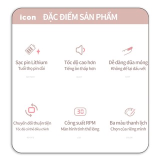 (Tặng Bộ đầu mài) Máy mài móng Mobile Drill-101 tích điện tiện lợi, dễ sử dụng- Bản nâng cấp của máy STE 101