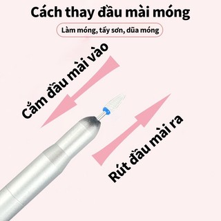 (Tặng Bộ đầu mài) Máy mài móng Mobile Drill-101 tích điện tiện lợi, dễ sử dụng- Bản nâng cấp của máy STE 101