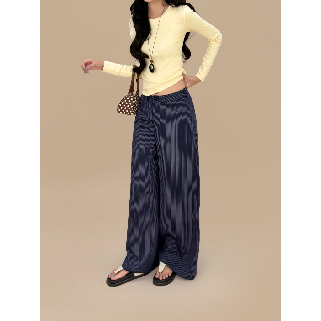 Áo kiểu basic tay dài cổ tròn Basic Miều Est.2013 ôm dáng basic dễ phối đồ