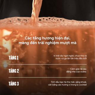 Thùng 6 chai SAL COCKTAIL vị đào, 275ml/chai