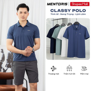 Áo Polo Nam MENTORIS, Áo Polo Cotton Cổ Bẻ Cao Cấp, Form Gọn Người, Thiết Kế Trẻ Trung MPL11R