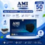 Khẩu Trang Y Tế AMI Đen 4 Lớp Kháng Khuẩn Hộp 50 Chiếc Chính Hãng