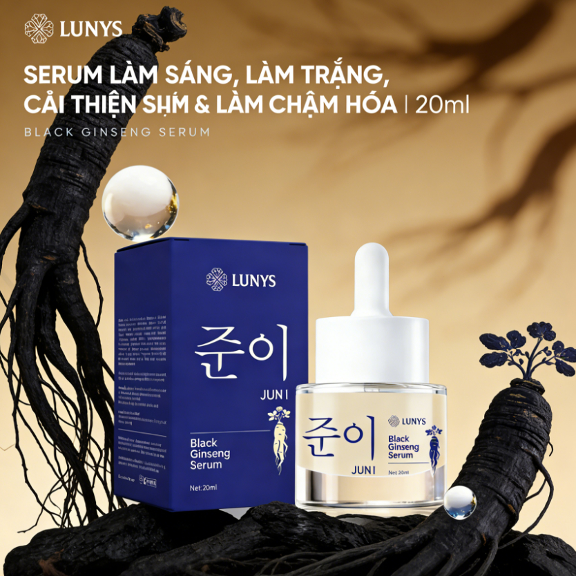 Tinh Chất Serum Black Ginseng Dưỡng Trắng Sáng Da, Cải Thiện Thâm Sạm, Hỗ Trợ Chậm Lão Hóa