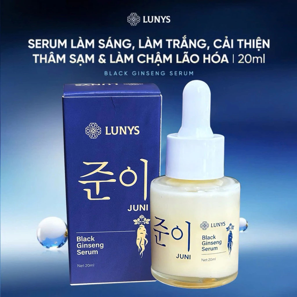 Tinh Chất Serum Black Ginseng Dưỡng Trắng Sáng Da, Cải Thiện Thâm Sạm, Hỗ Trợ Chậm Lão Hóa