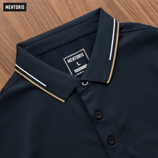 Áo Polo Cotton Nam MENTORIS Trẻ Trung, Form Regular Fit, Chất Vải Thoáng Khí, Mặc Hằng Ngày MPS206R