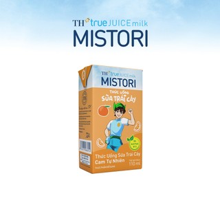 [Livestream] Thùng Thức uống Sữa trái cây TH true JUICE milk MISTORI Cam tự nhiên 110 ml x 48 hộp