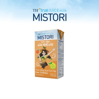 [Livestream] Thùng Thức uống Sữa trái cây TH true JUICE milk MISTORI Cam tự nhiên 110 ml x 48 hộp