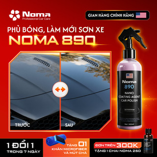 Xịt phủ bóng sơn xe Ô tô NOMA 890 chống bám bẩn, tăng độ bóng, bảo vệ lớp sơn toàn diện