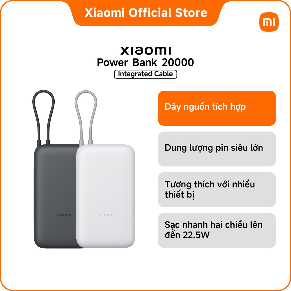 Pin sạc dự phòng Xiaomi 20000mAh