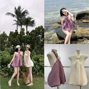 Áo cổ yếm phong cách tiểu thư kèm tag điệu đà cho nữ by Chamie