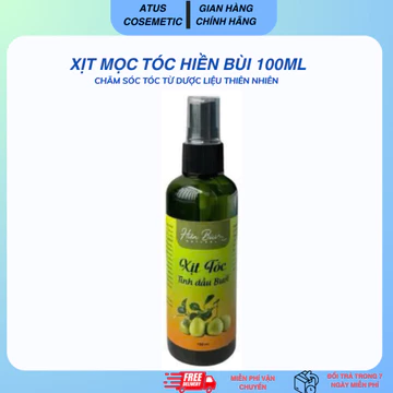 Xịt tóc và ủ tóc collagen Hiền Bùi 100ml Xịt tóc bưởi xanh, dưỡng mềm và mọc tóc Khôi phục tóc hư tổn hiệu quả