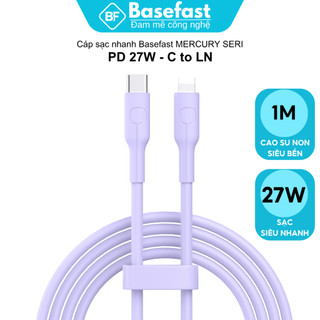 Cáp Sạc Nhanh 27W Basefast Silicone Chống Quá Tải Quá Nhiệt Cho Xs Max/11/12/13/14 Pro Max