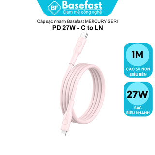 Cáp Sạc Nhanh 27W Basefast Silicone Chống Quá Tải Quá Nhiệt Cho Xs Max/11/12/13/14 Pro Max