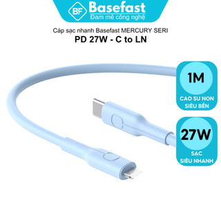 Cáp Sạc Nhanh 27W Basefast Silicone Chống Quá Tải Quá Nhiệt Cho Xs Max/11/12/13/14 Pro Max